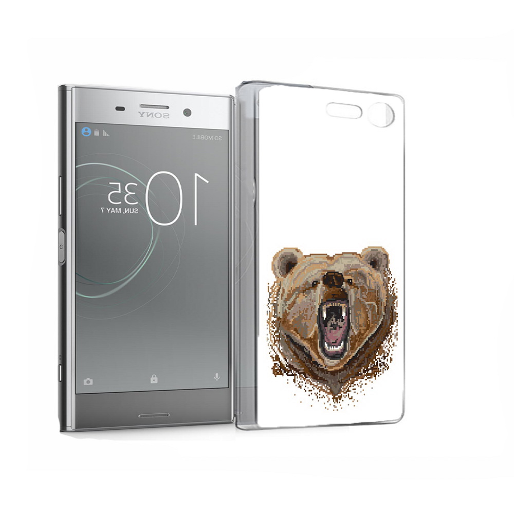 

Чехол MyPads Tocco для Sony Xperia XZ Premium пиксельный медведь (PT67145.226.539), Прозрачный, Tocco