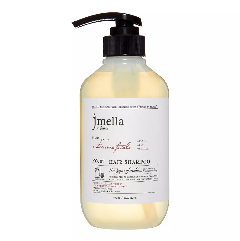 

Шампунь для волос Jmella FEMME FATALE HAIR SHAMPOO Личи, лилия, ваниль, 500 мл