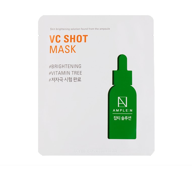 Маска Ample:n антиоксидантная с витамином с vc shot mask 25 мл