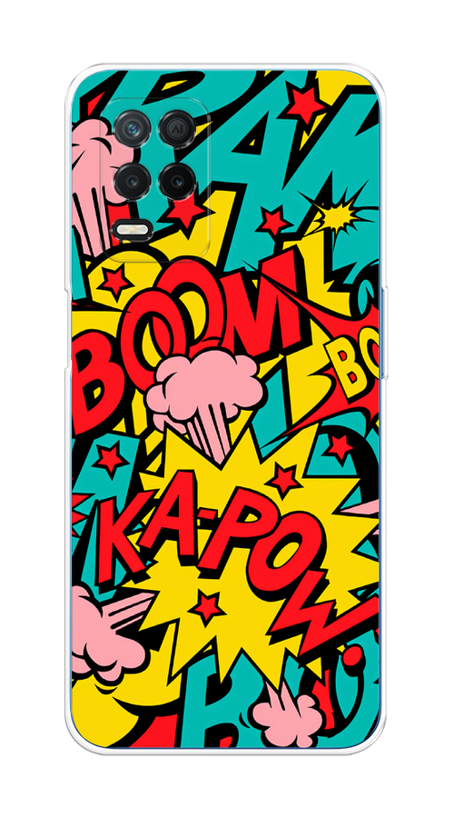 

Чехол Awog на Realme 8 5G/Narzo 30 5G "Постер pop art", Разноцветный, 257150-9