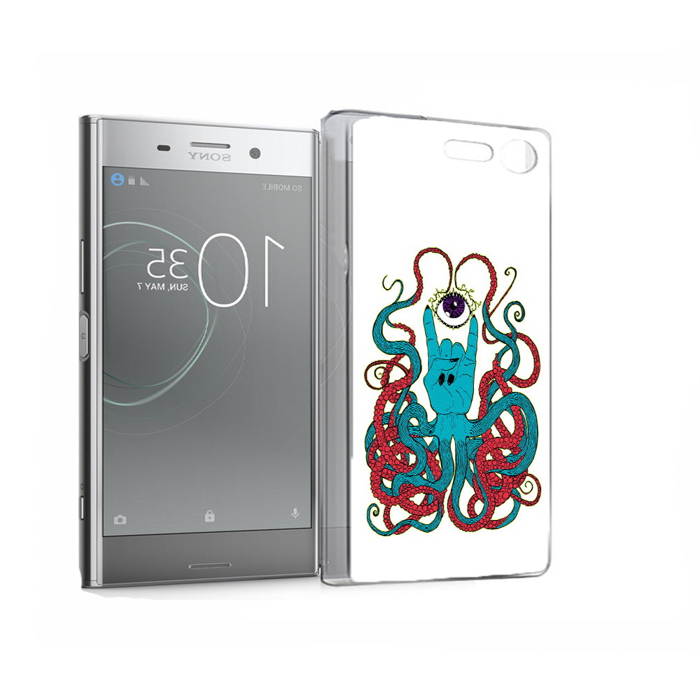 

Чехол MyPads Tocco для Sony Xperia XZ Premium осьминог-рука абстракция (PT67145.226.530), Прозрачный, Tocco