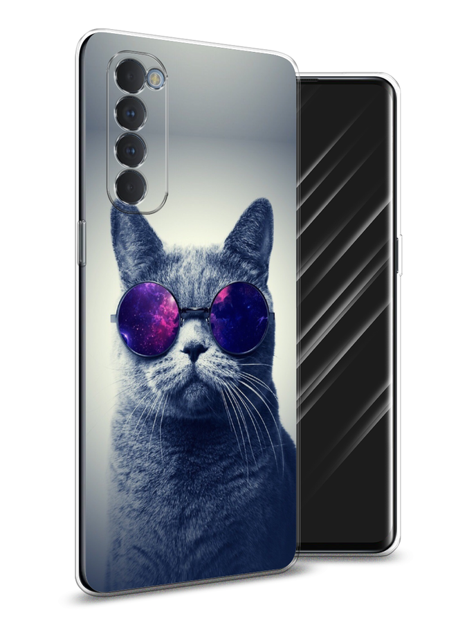 

Чехол Awog на Oppo Reno 4 Pro "Космический кот", Разноцветный, 258950-1