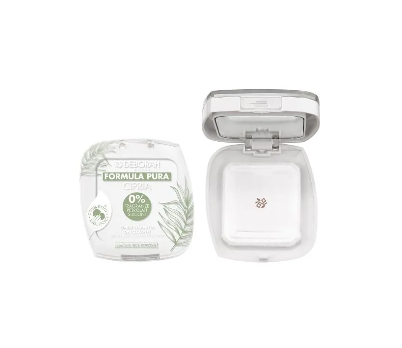 фото Пудра для лица deborah milano матирующая formula pura matifying compact powder, тон 04