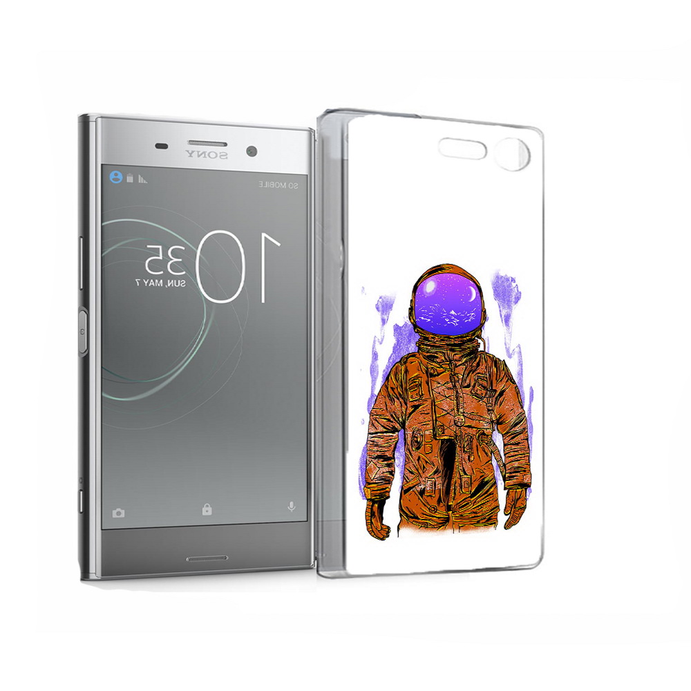 

Чехол MyPads Tocco для Sony Xperia XZ Premium нарисованный мужчина в скафандре, Прозрачный, Tocco
