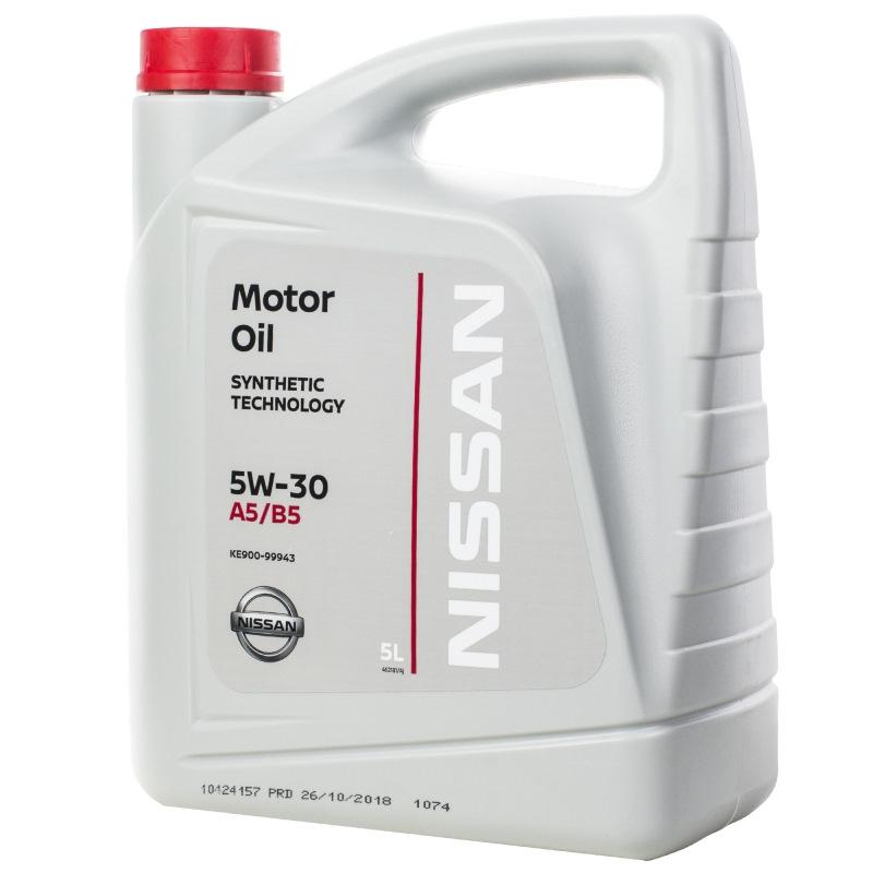 Моторное масло Nissan синтетическое 5W30 FS A5/B5 5л