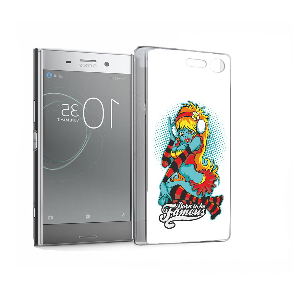 

Чехол MyPads Tocco для Sony Xperia XZ Premium нарисованная девушка в наушниках, Прозрачный, Tocco
