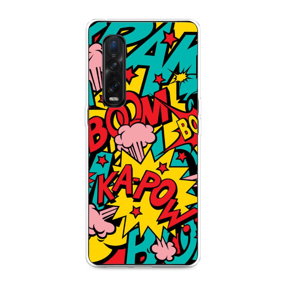 

Чехол Awog на Oppo Find X2 Pro "Постер pop art", Разноцветный, 253350-9