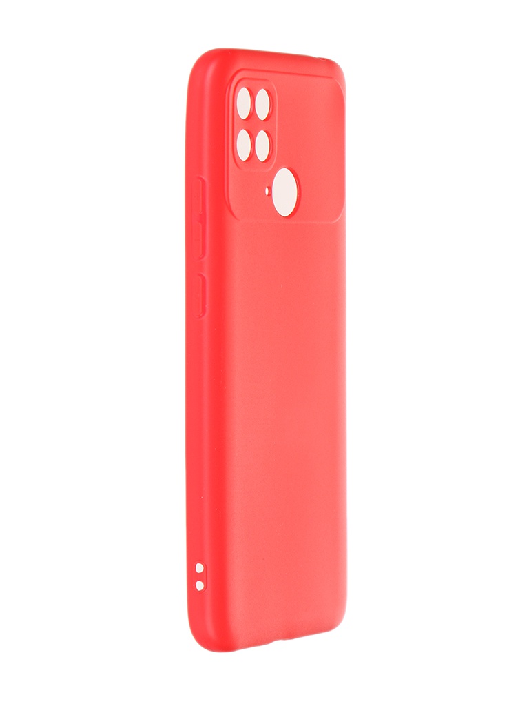 фото Чехол df для poco c40 silicone red pocase-08 df-group