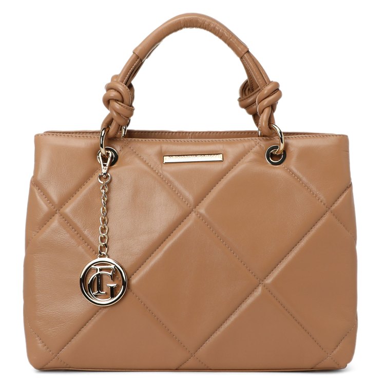 Сумка женская Giovanni Fabiani BS23400 темно-бежевая