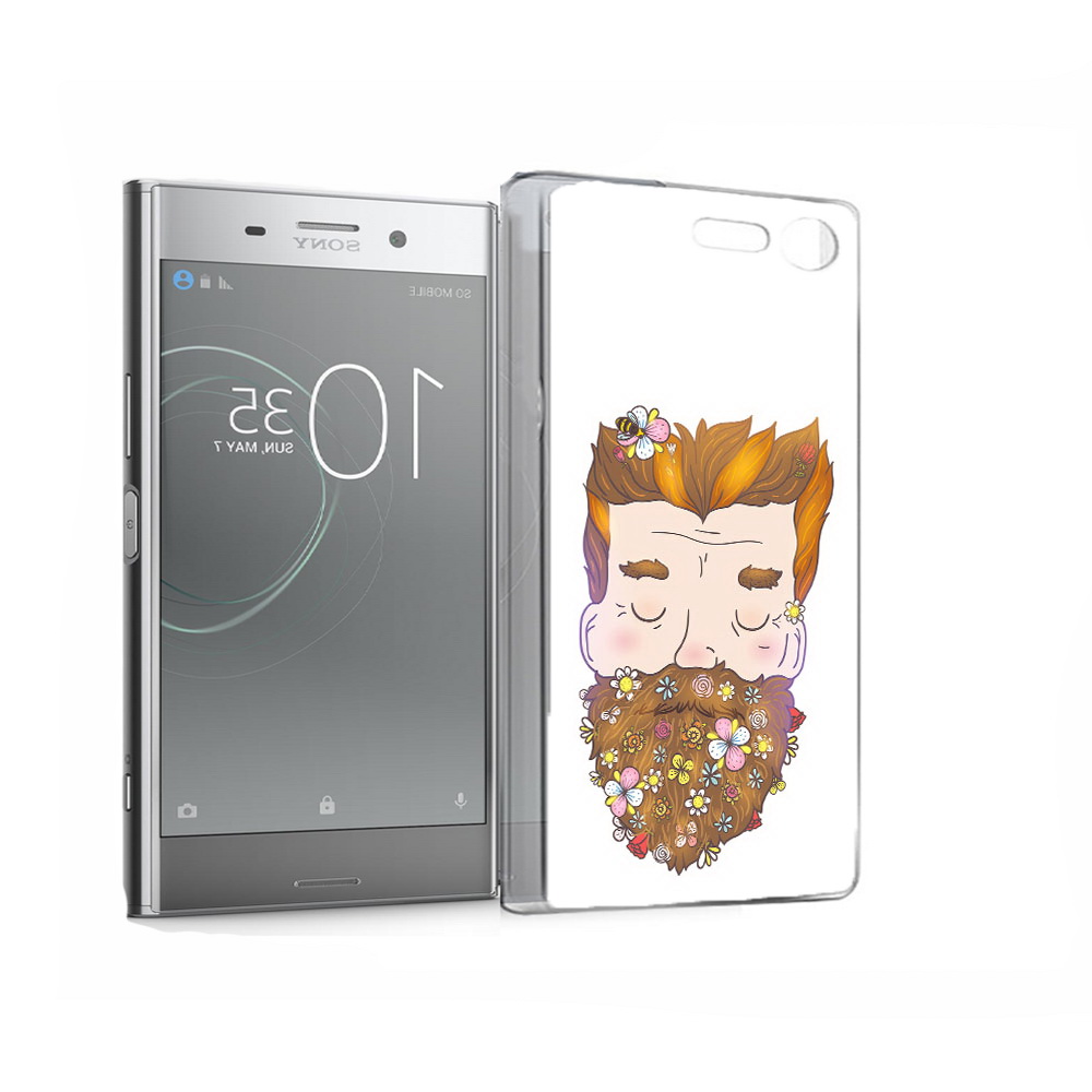 

Чехол MyPads Tocco для Sony Xperia XZ Premium мужчина с цветами в бороде (PT67145.226.489), Прозрачный, Tocco
