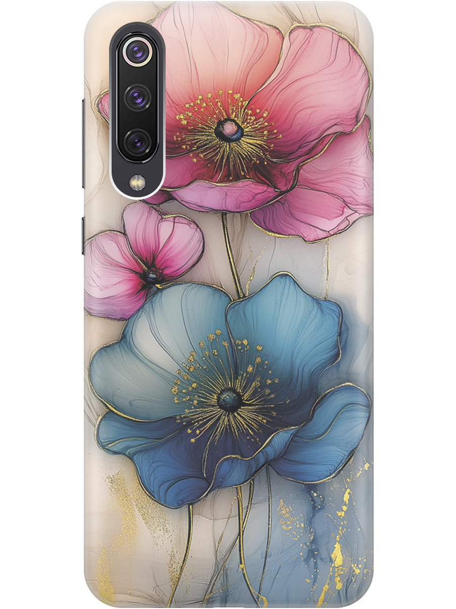 

Силиконовый чехол на Xiaomi Mi 9 SE с принтом "Голубые и розовые ирисы", Прозрачный;голубой;розовый, 721347523