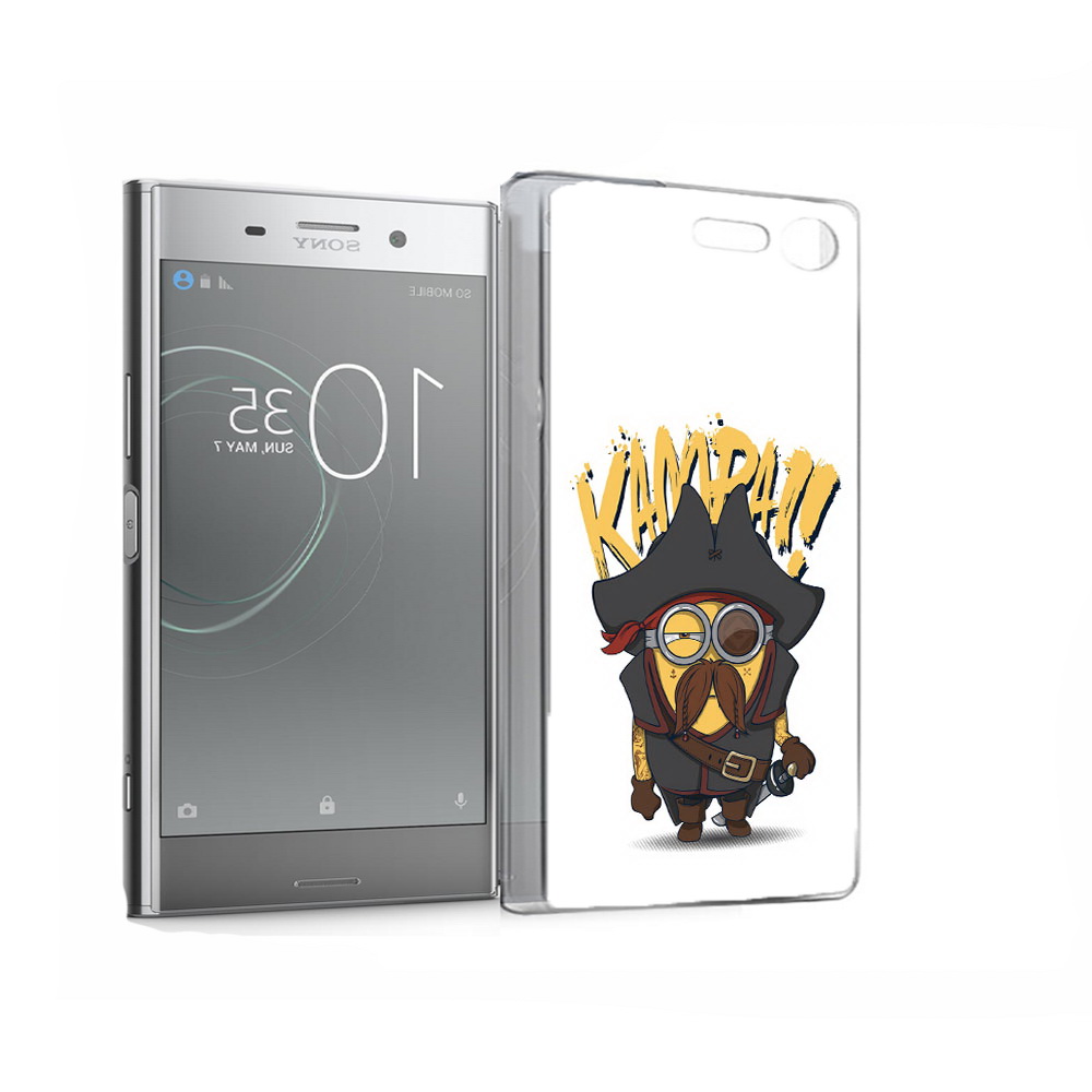 

Чехол MyPads Tocco для Sony Xperia XZ Premium миньон пират (PT67145.226.476), Прозрачный, Tocco