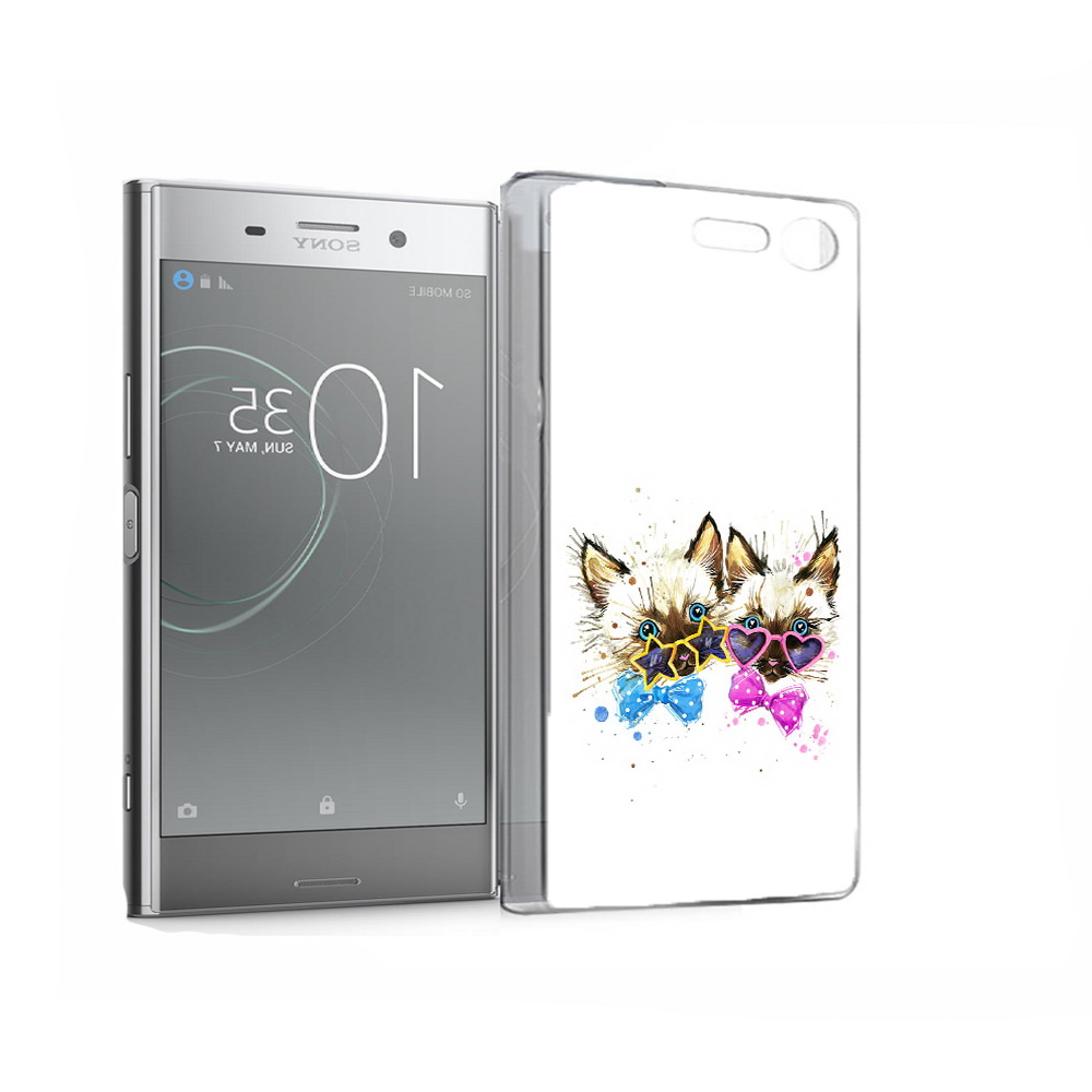 

Чехол MyPads Tocco для Sony Xperia XZ Premium милые котята (PT67145.226.474), Прозрачный, Tocco