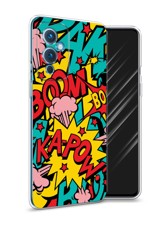 

Чехол Awog на OnePlus 9 LE2110 / ВанПлас 9 LE2110 "Постер pop art", Разноцветный, 152750-9