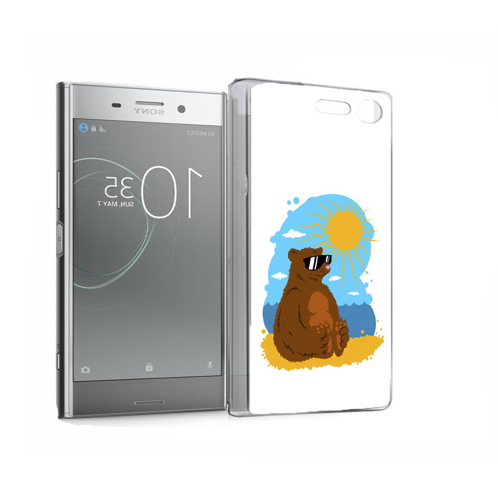 

Чехол MyPads Tocco для Sony Xperia XZ Premium медведь на чиле (PT67145.226.468), Прозрачный, Tocco