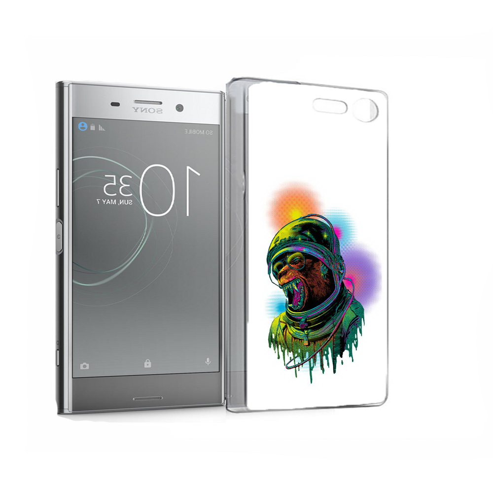 

Чехол MyPads Tocco для Sony Xperia XZ Premium медведь космонавт (PT67145.226.466), Прозрачный, Tocco