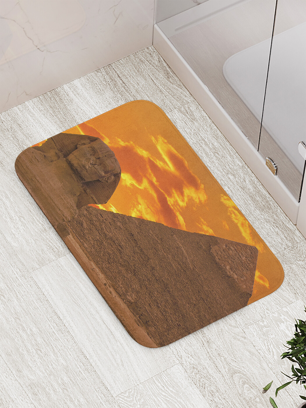 

Коврик JoyArty "Египетские достопримечательности" для ванной, сауны, бассейна, 77х52 см, Египетские достопримечательности