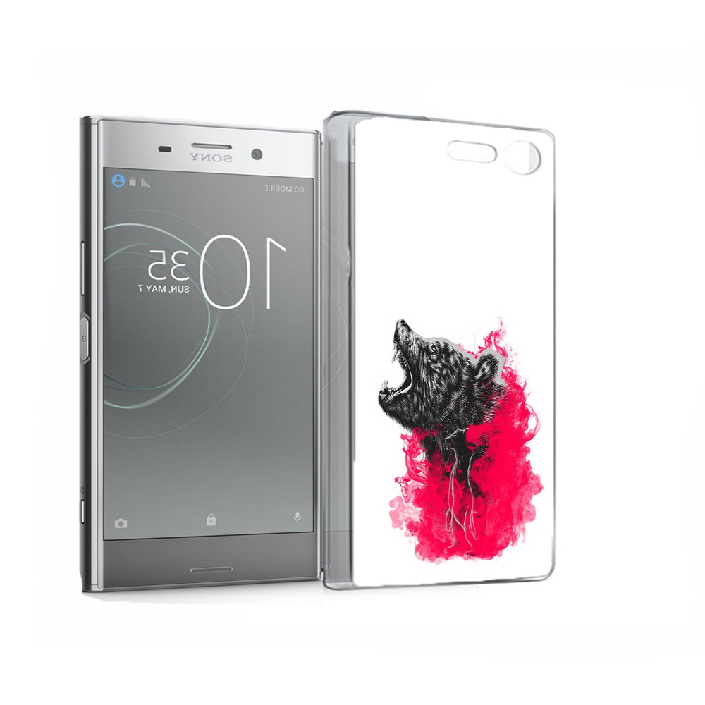 

Чехол MyPads Tocco для Sony Xperia XZ Premium медведь в дымке (PT67145.226.463), Прозрачный, Tocco