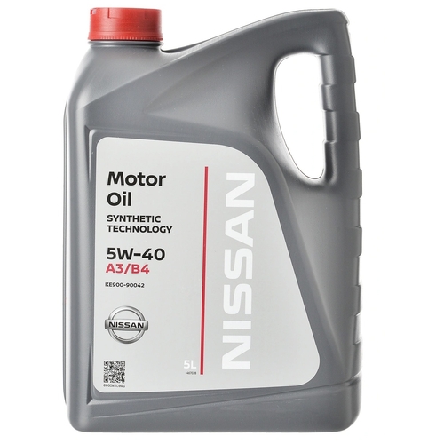 Моторное масло Nissan синтетическое 5W40 A3/B4 5л
