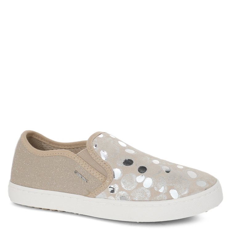 

Слипоны GEOX JR KILWI GIRL J62D5D цв.бежевый р.36, JR KILWI GIRL