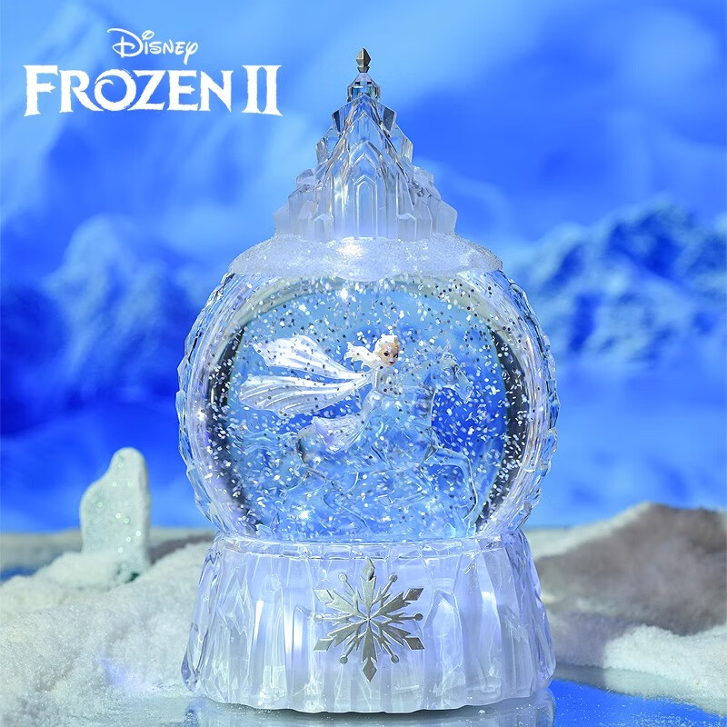 

Новогодний сувенир Disney шар музыкальный стеклянный Frozen, Прозрачный