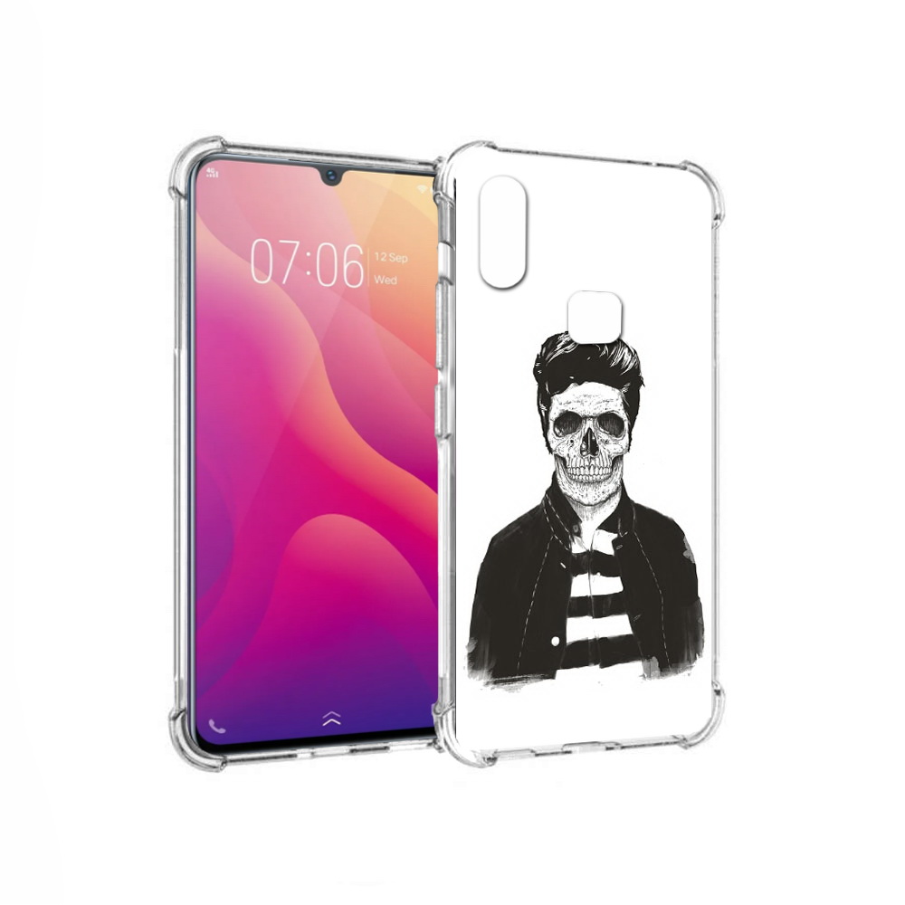 

Чехол MyPads Tocco для Vivo V11i скелет (PT119353.424.604), Прозрачный, Tocco