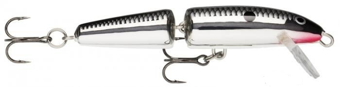 

Воблер Rapala Jointed 9 г, 110 мм, CH, 1 шт., Серый;черный, Jointed