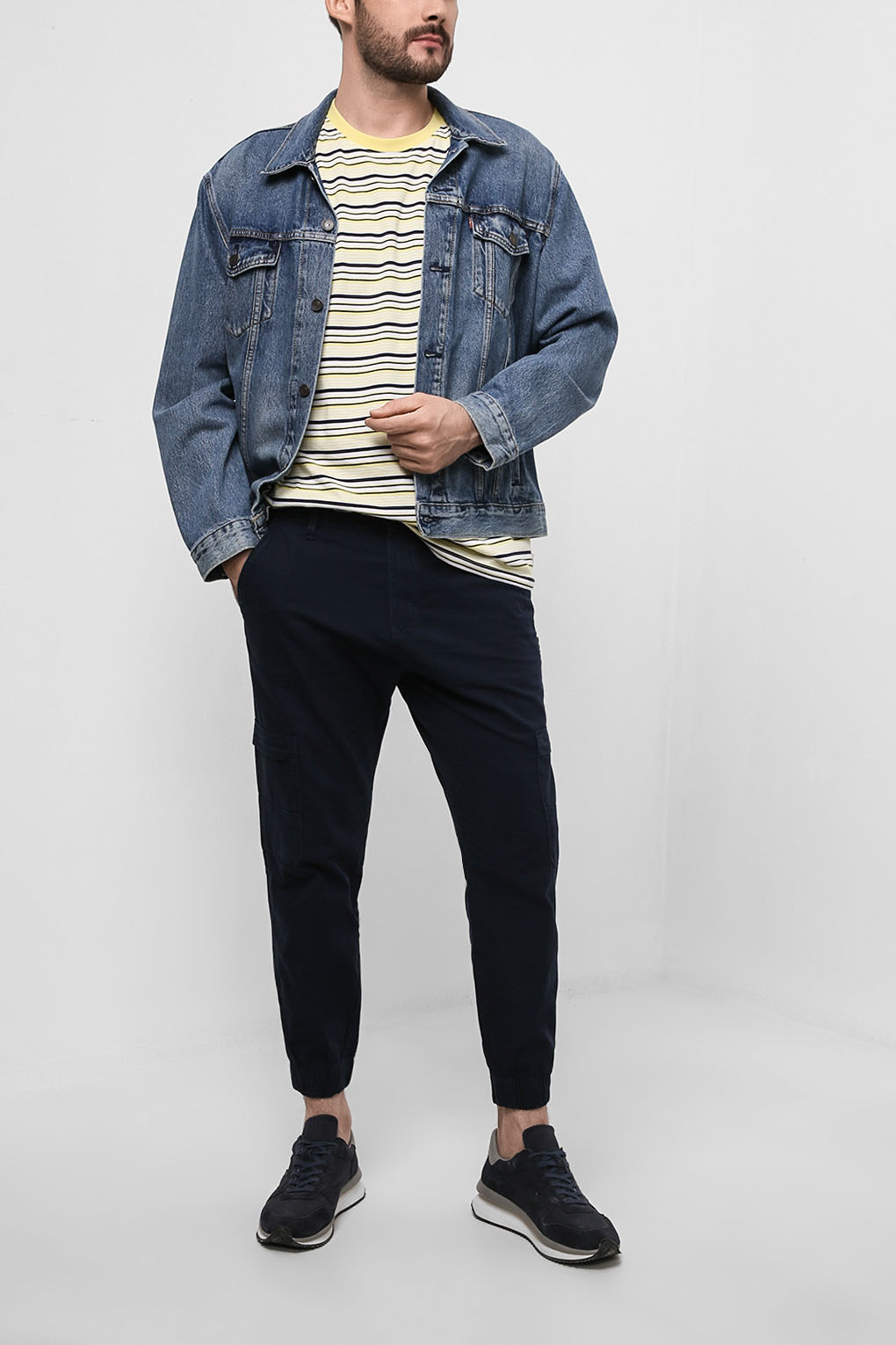 Брюки мужские Esprit Edc 022CC2B304 синие 36/32