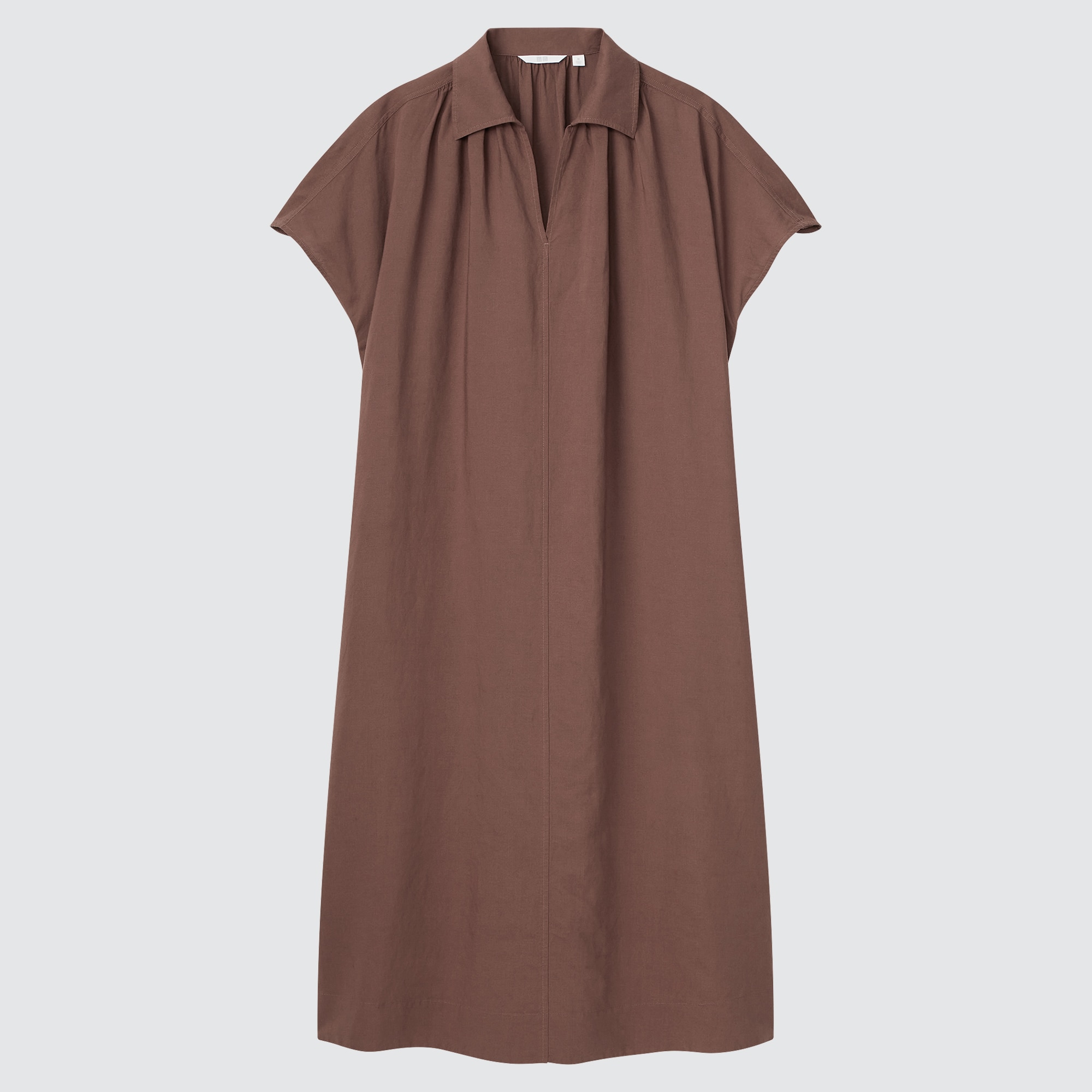 

Платье женское UNIQLO 449258COL35 коричневое S (доставка из-за рубежа), 449258COL35