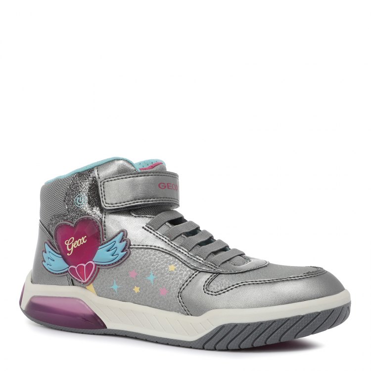 

Кеды GEOX J INEK GIRL для девочек, серебряный 36 EU, J04ASA