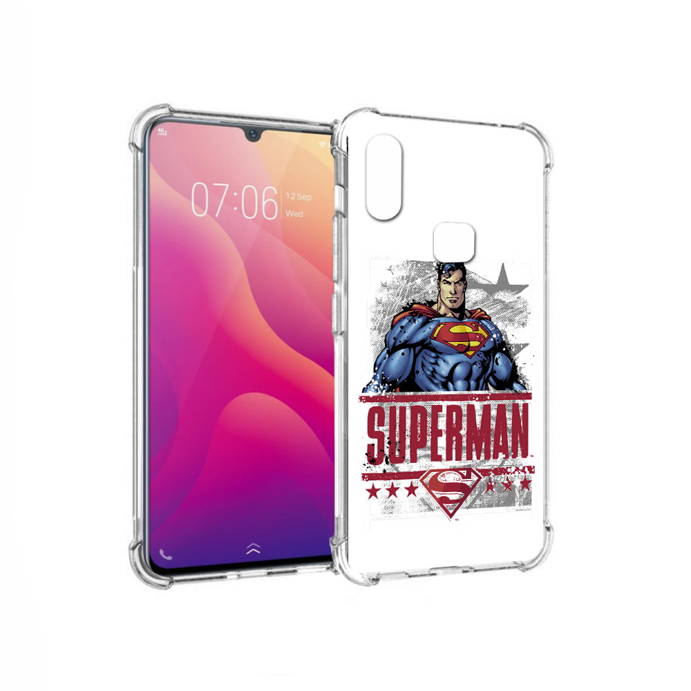 

Чехол MyPads Tocco для Vivo V11i рисунок супермен (PT119353.424.583), Прозрачный, Tocco