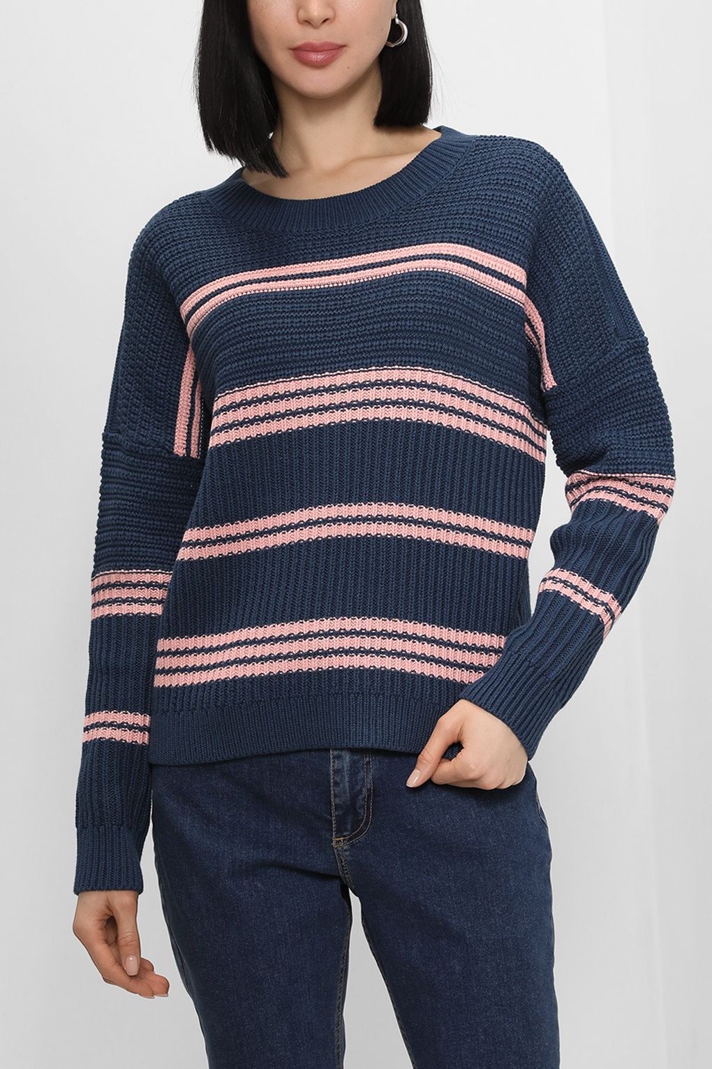 

Джемпер женский Esprit Casual 122EE1I312 синий XS, 122EE1I312
