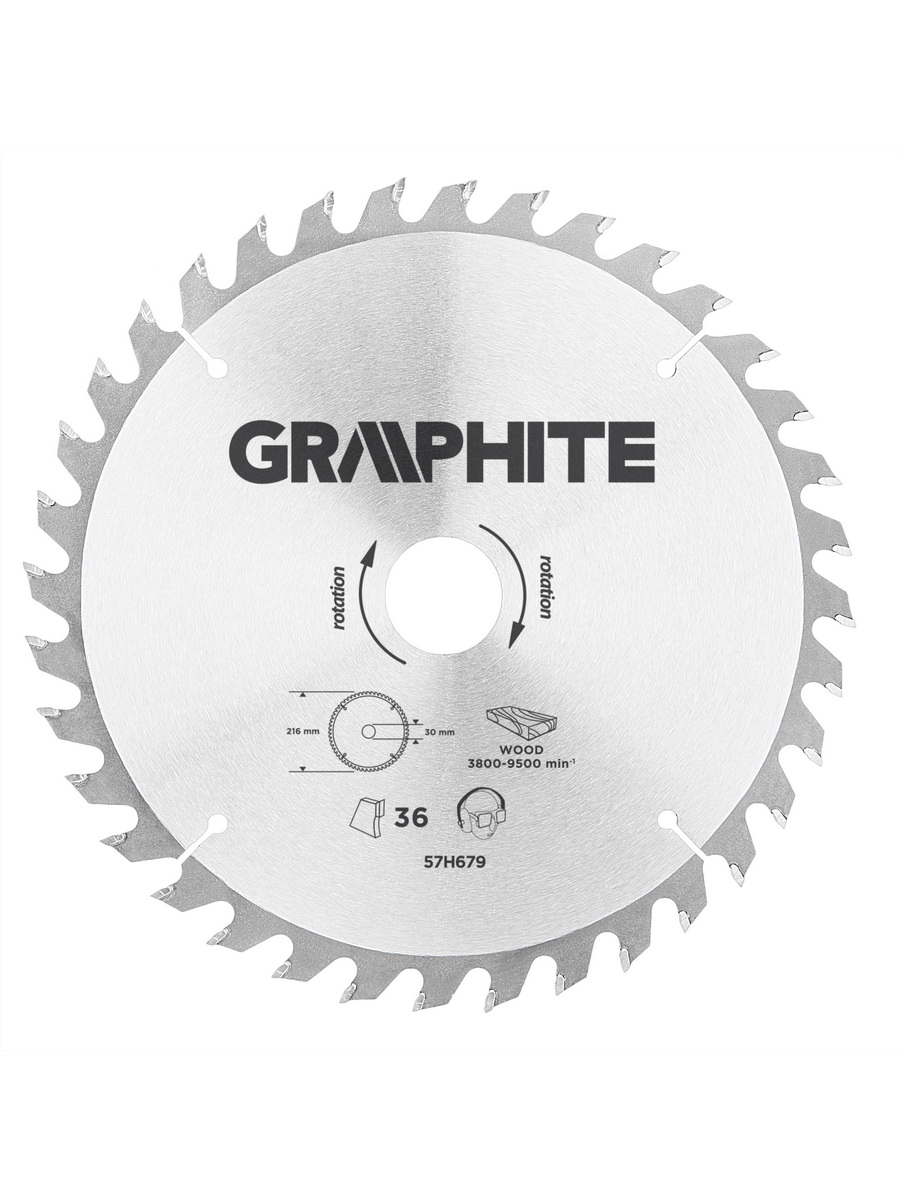 фото Диск пильный graphite 57h679