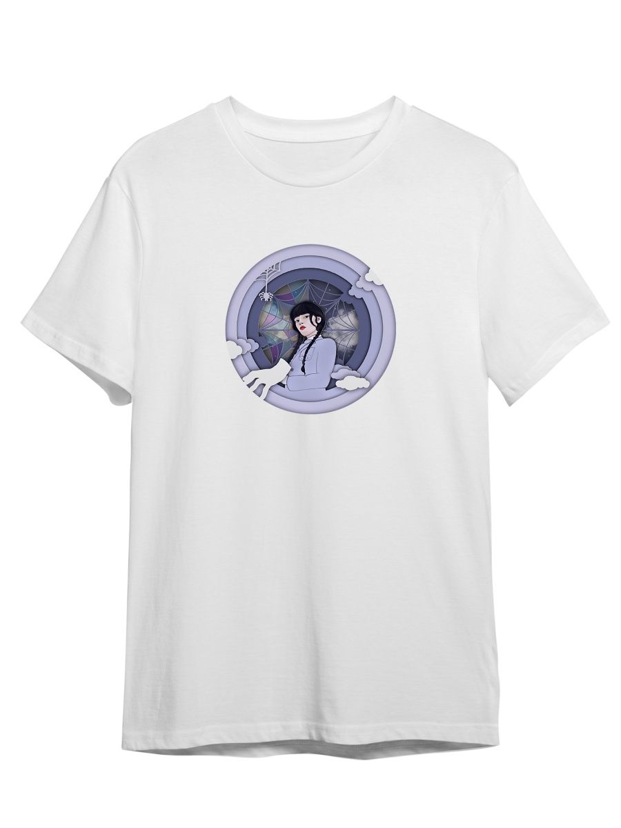 

Футболка унисекс СувенирShop Wednesday/Уэнсдэй/Венсдей 38 белая XL, Белый, "Wednesday/Уэнсдэй/Венсдей" 38