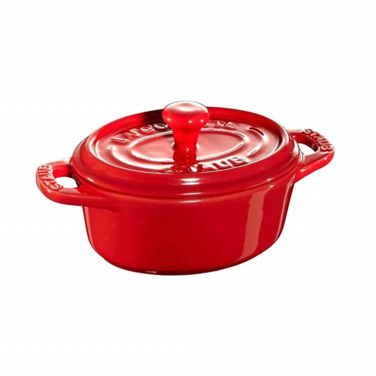 

Мини-кокот овальный STAUB вишневый 200 мл 11 см, Красный, STAUB CERAMIC