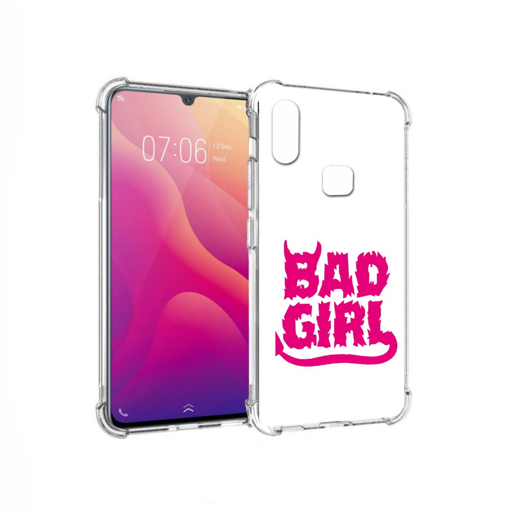 

Чехол MyPads Tocco для Vivo V11i плохая девочка (PT119353.424.545), Прозрачный, Tocco