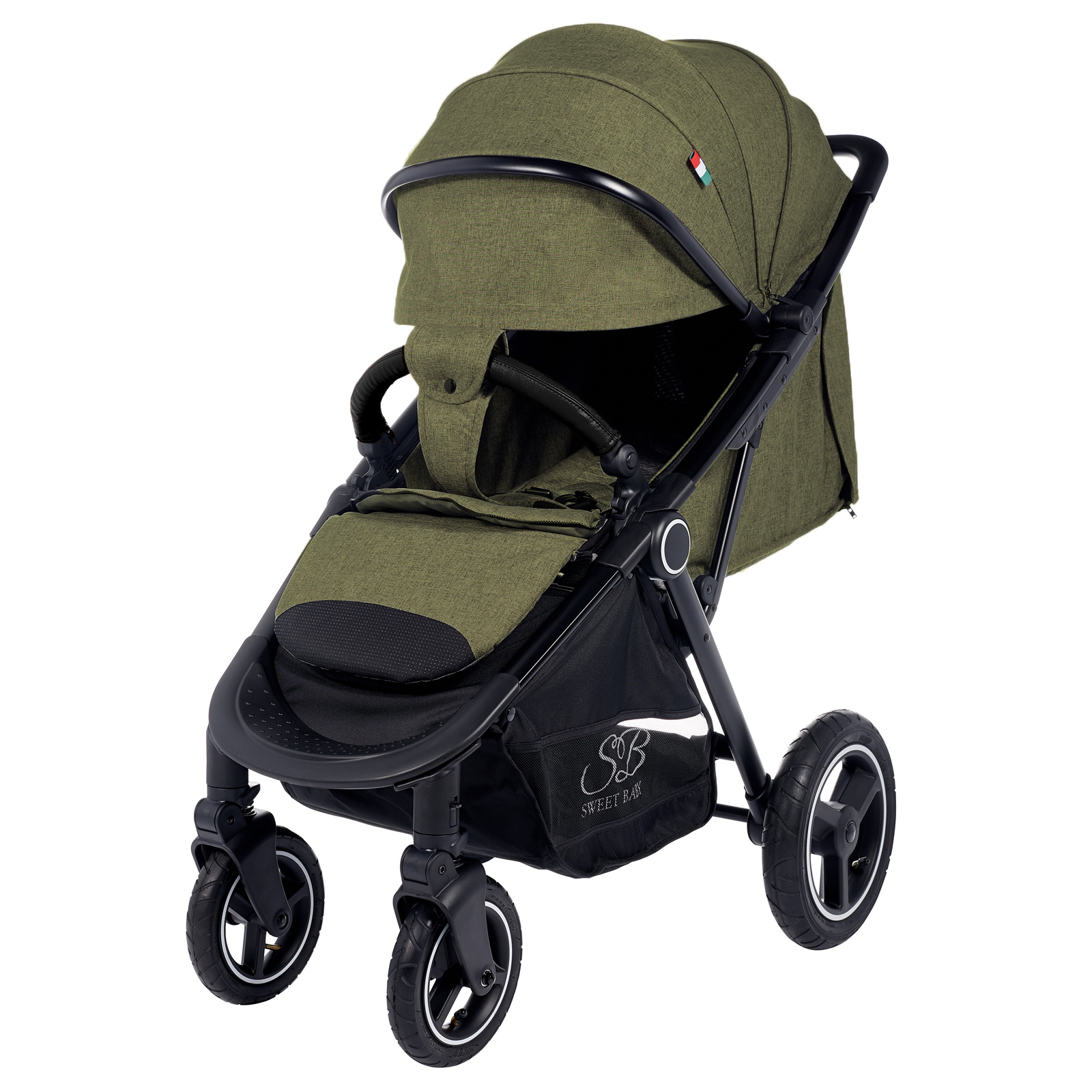 

Прогулочная коляска Sweet Baby Suburban Compatto Air Olive, Suburban Compatto