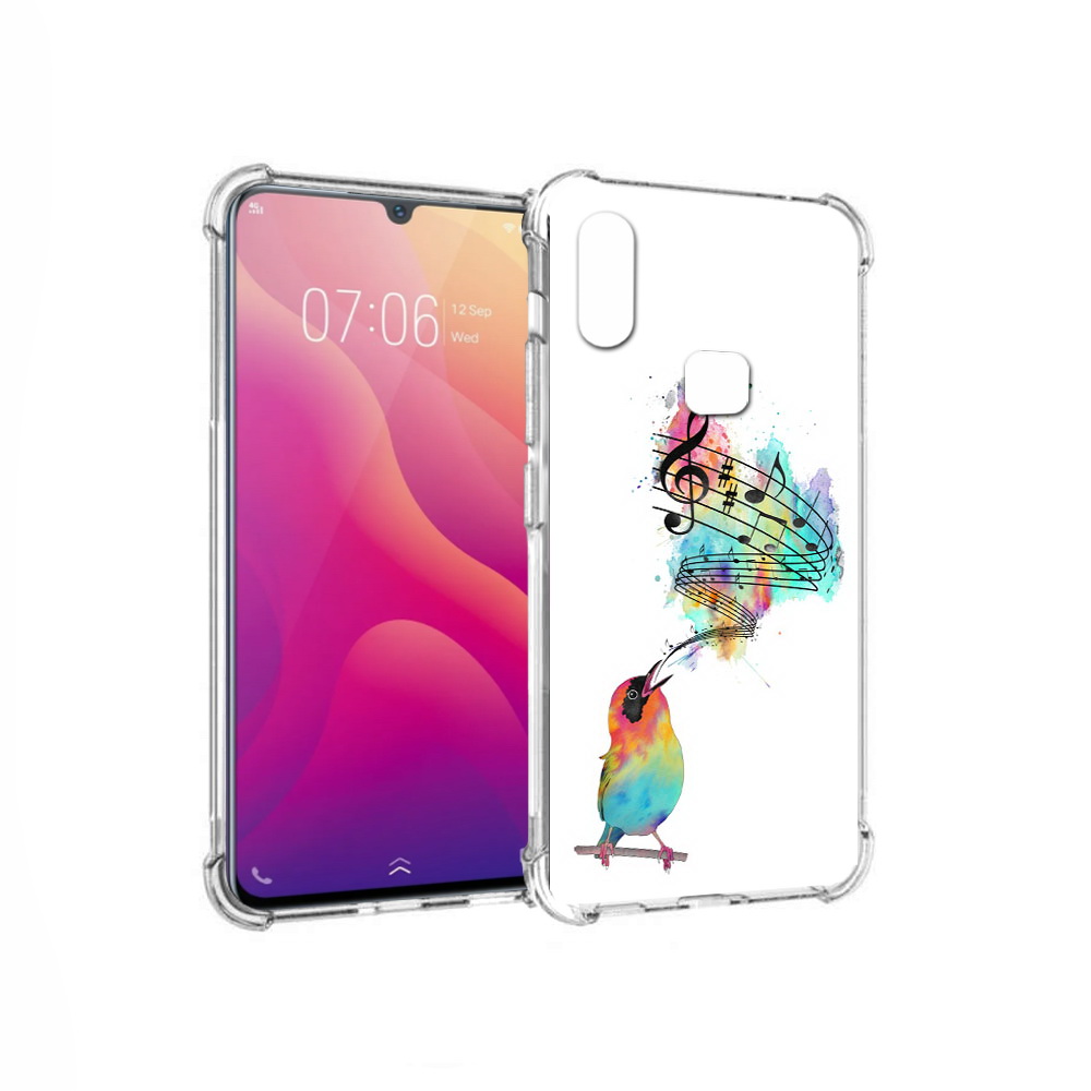 Чехол MyPads Tocco для Vivo V11i певчая птичка (PT119353.424.536)