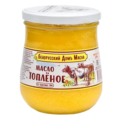 

Топленое масло Белорусский Домъ Масла 99% бзмж 380 г