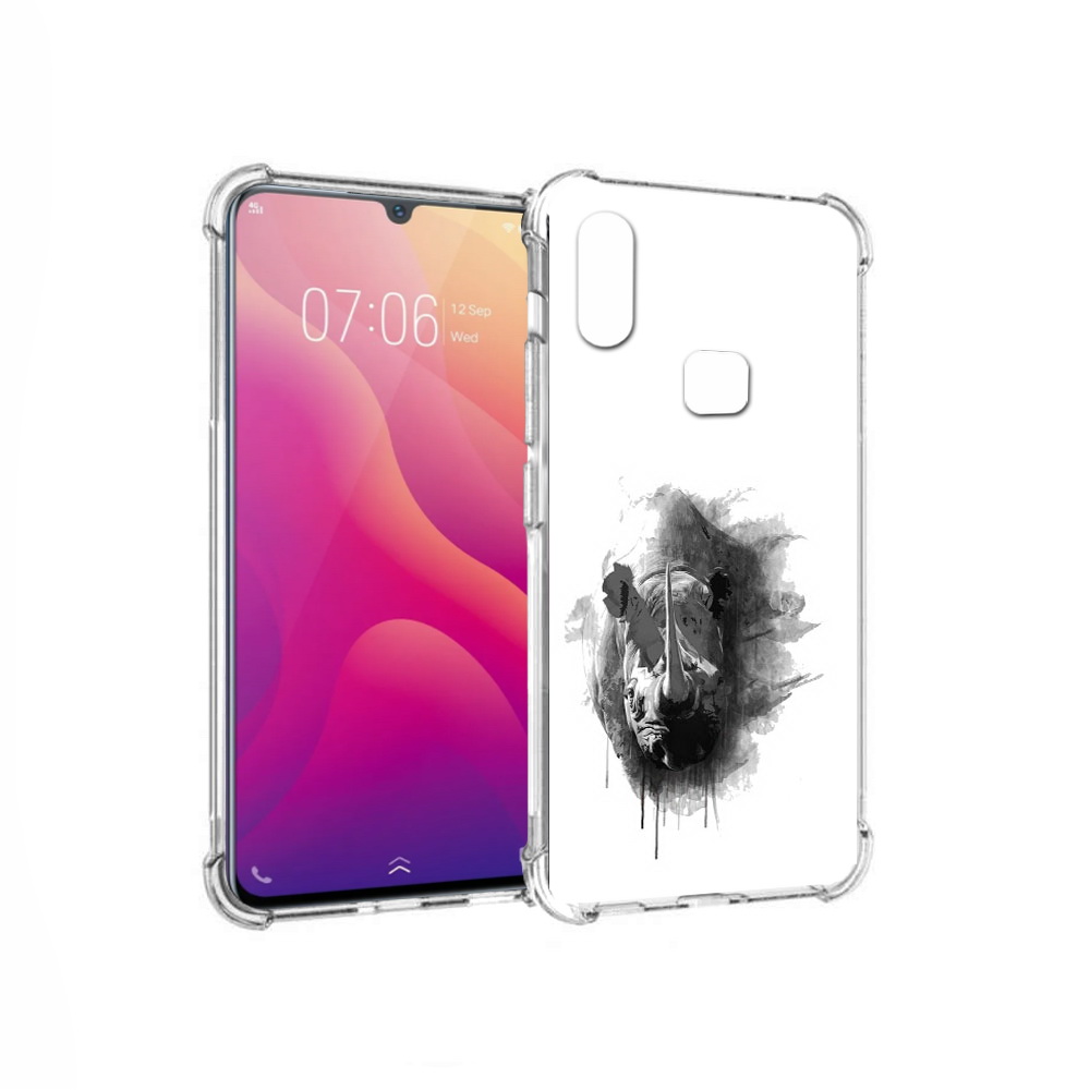 

Чехол MyPads Tocco для Vivo V11i носорог (PT119353.424.523), Прозрачный, Tocco