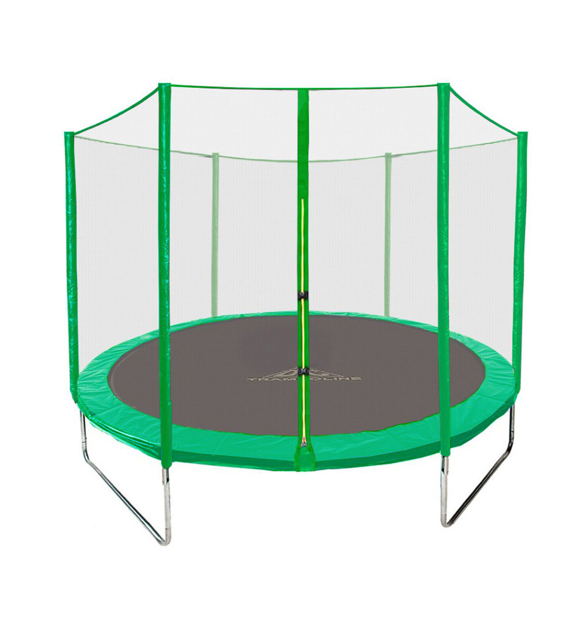 фото Батут dfc trampoline fitness 12ft (366см) с наружней сеткой, светло-зеленый 12ft-tr-lg