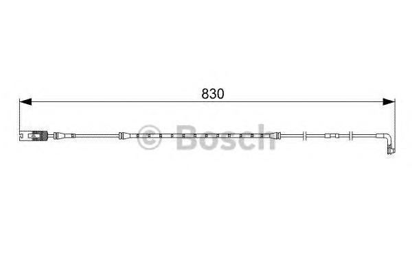 

BOSCH 1987473043 Сигнализатор, износ тормозных колодок