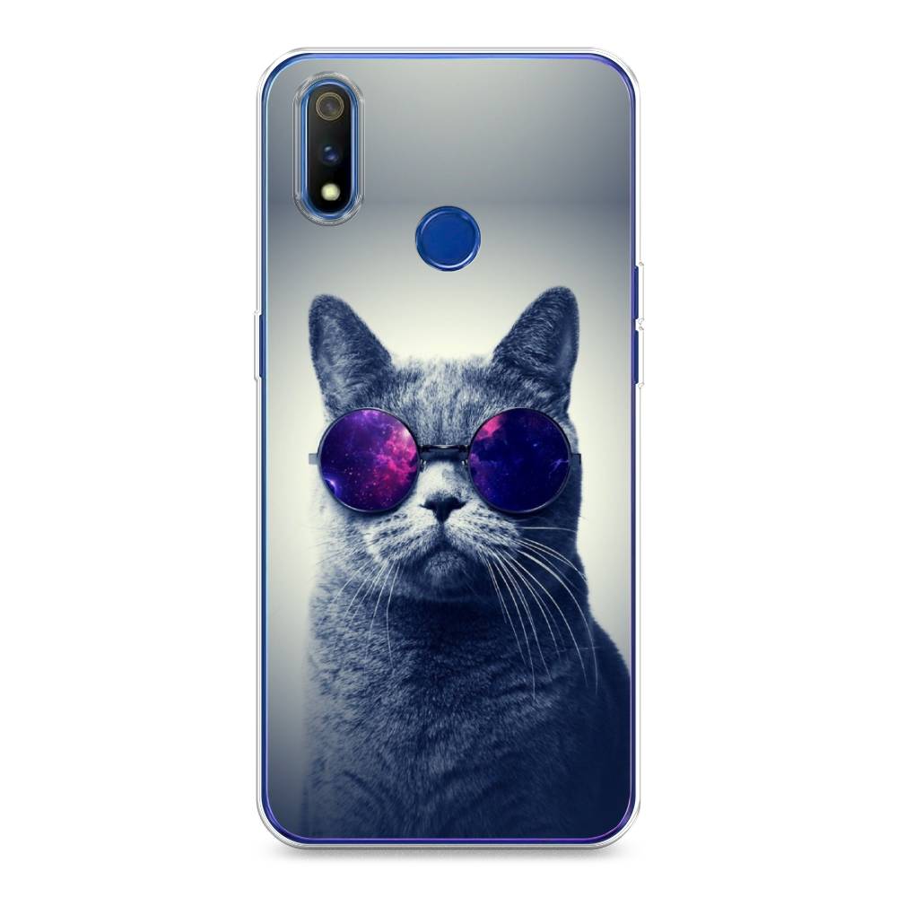 

Чехол Awog на Realme 3 Pro "Космический кот", Разноцветный, 251250-1