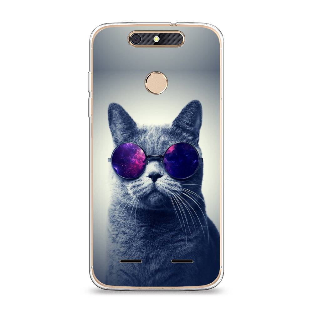 

Чехол Awog на ZTE Blade V8 mini / ЗТЕ Блэйд V8 mini "Космический кот", 131950-1