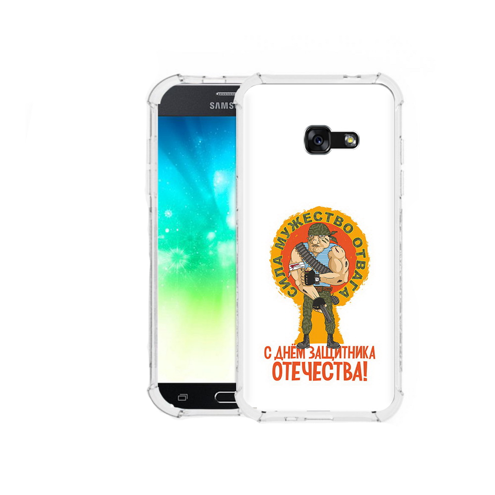 

Чехол MyPads Tocco для Samsung Galaxy A3 (2016) 23 февраля военный мужчина, Прозрачный, Tocco