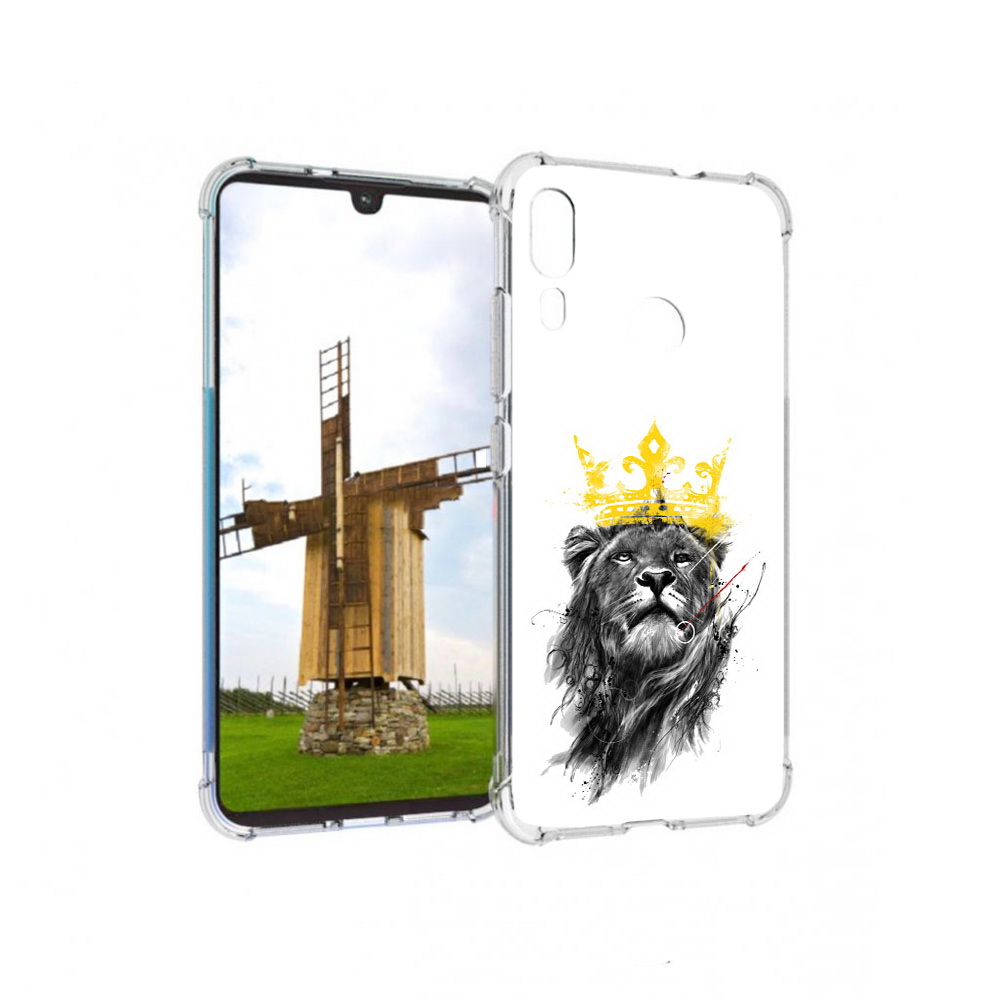 

Чехол MyPads Tocco для Motorola Moto E6 Plus король-лев (PT150579.352.391), Прозрачный, Tocco