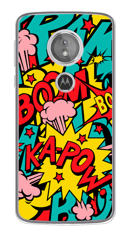 

Чехол Awog на Motorola Moto G6 Play / Моторола Мото G6 Плэй "Постер pop art", Разноцветный, 240950-9