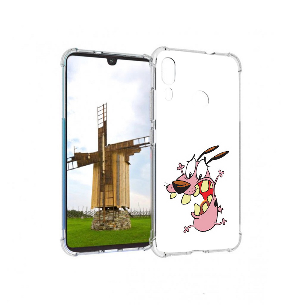 

Чехол MyPads Tocco для Motorola Moto E6 Plus зубастый бобик (PT150579.352.371), Прозрачный, Tocco