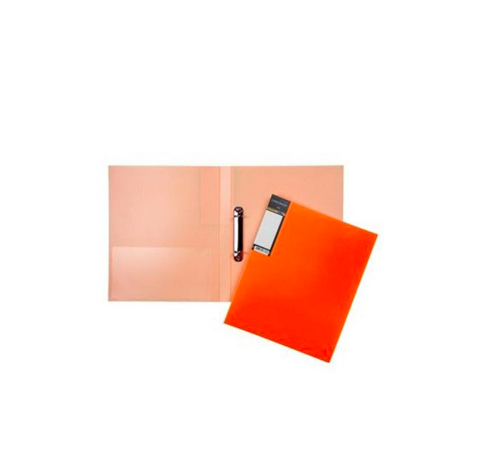 

Папка на кольцах А4 Hatber Diamond Neon HD оранжевая, Оранжевый