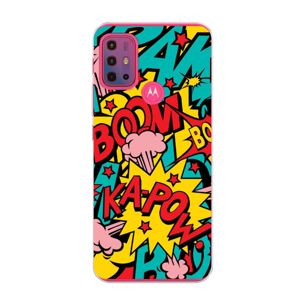 фото Силиконовый чехол "постер pop art" на motorola moto g20 awog